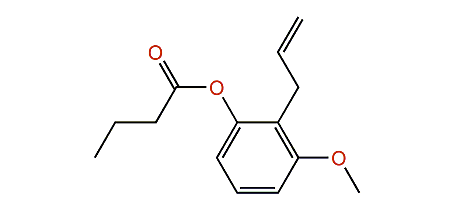 2-Allyl-3-methoxyphenyl butyrate